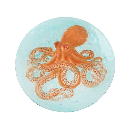 Octopus Glass Plate