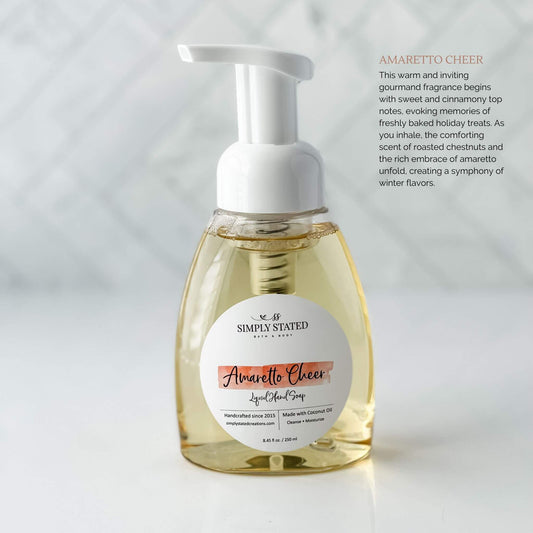 Foaming Hand Soap Christmas Collection: Amaretto Cheer