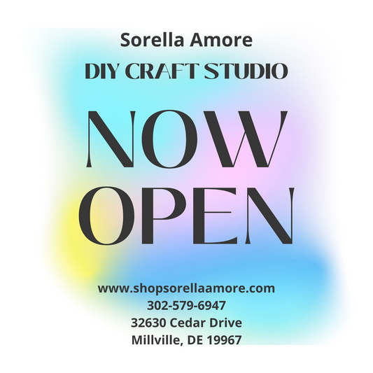 Unleash Your Inner Artist at Sorella Amore's DIY Art Studio in Millville, DE | Wood, Glass, Ceramics, Classes, and More