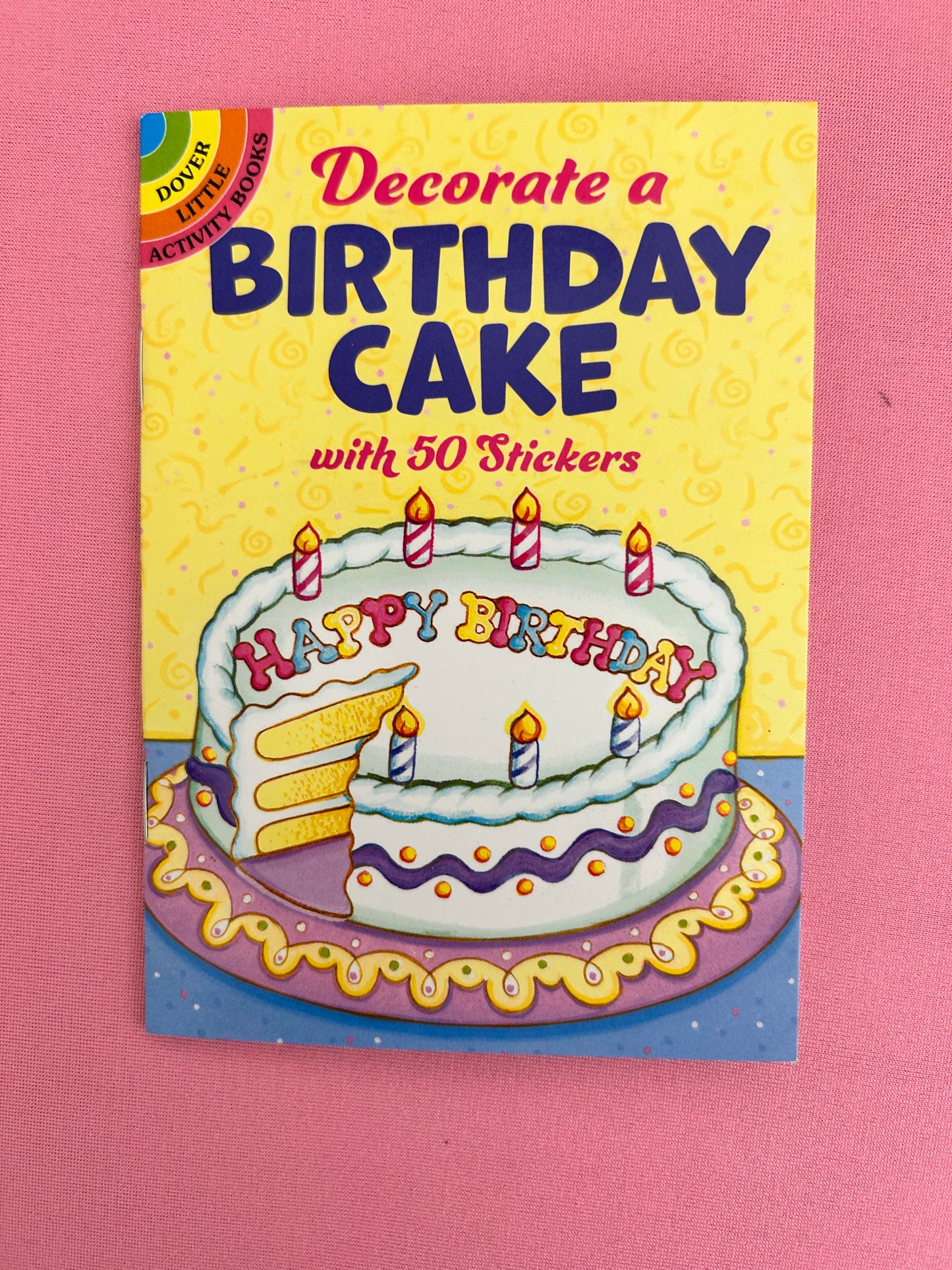Decorate a Birthday Cake Sticker Book