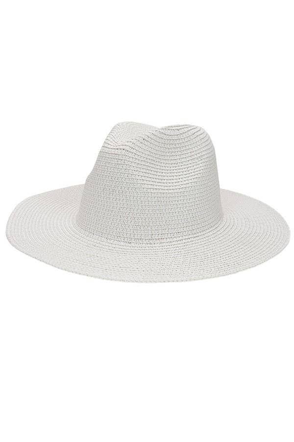 White Panama Rancher Hat