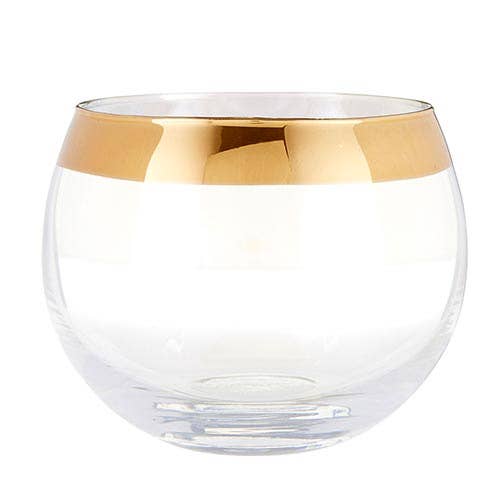 Gold Iridescent - Roly Poly Cocktail Glass