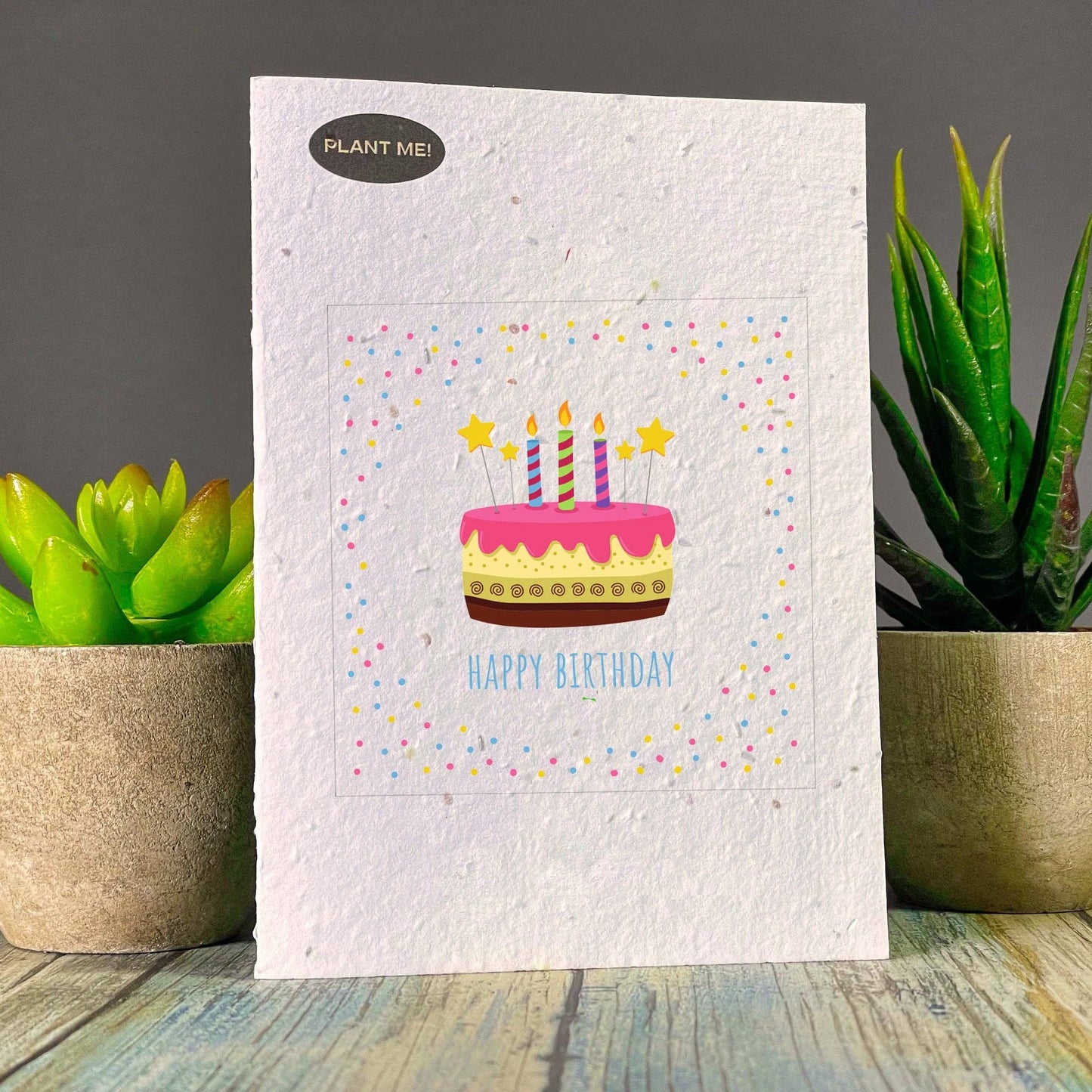 Happy Birthday Unique Plantable Greeting Card | Sorella Amore