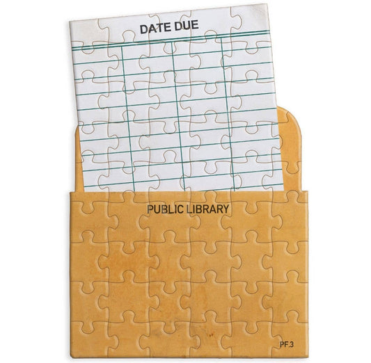 Library Card Jiggie Puzzle