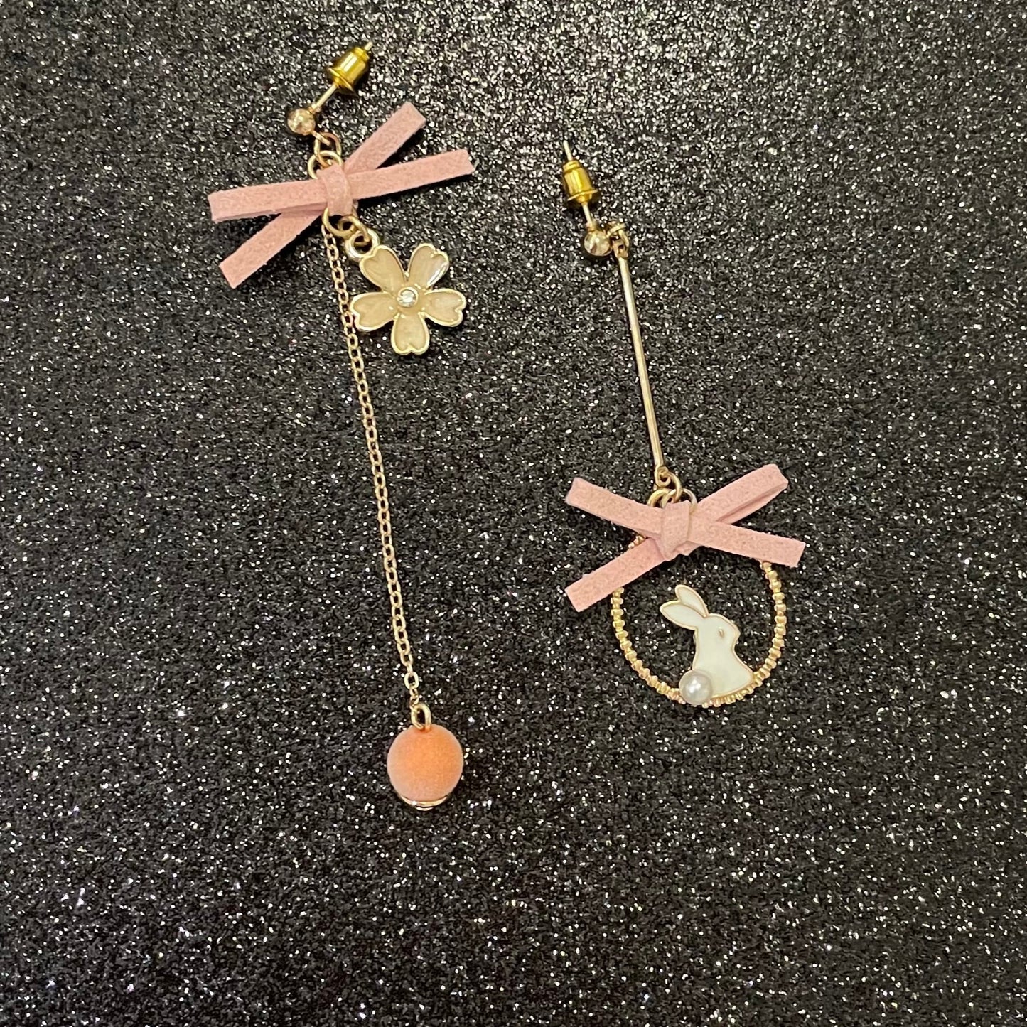 Spring Easter Bunny Cute Dangle Earrings | Sorella Amore