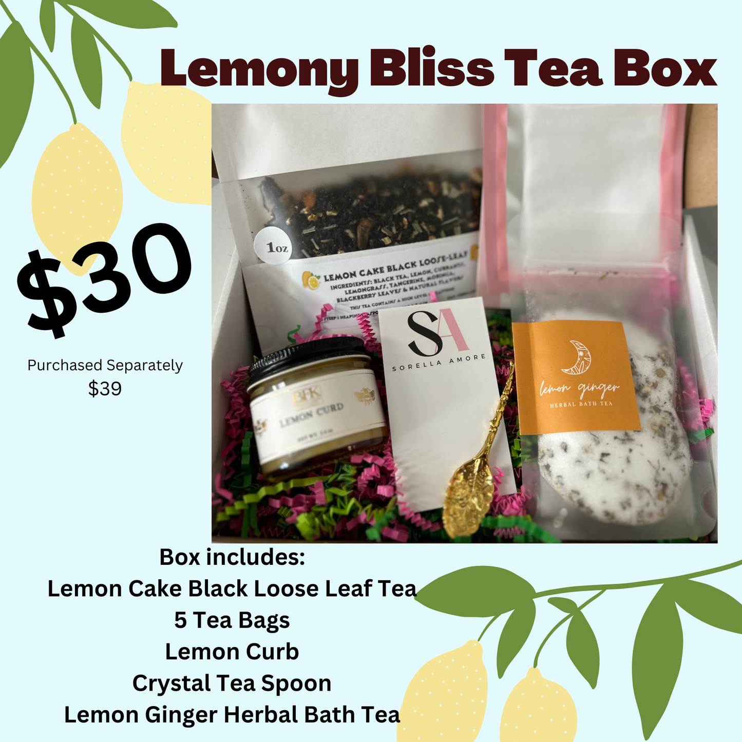 Lemony Bliss Tea Box