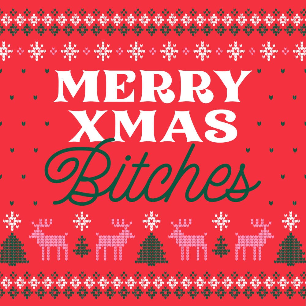 Holiday Cocktail Napkins 20ct |Merry Xmas B*tches