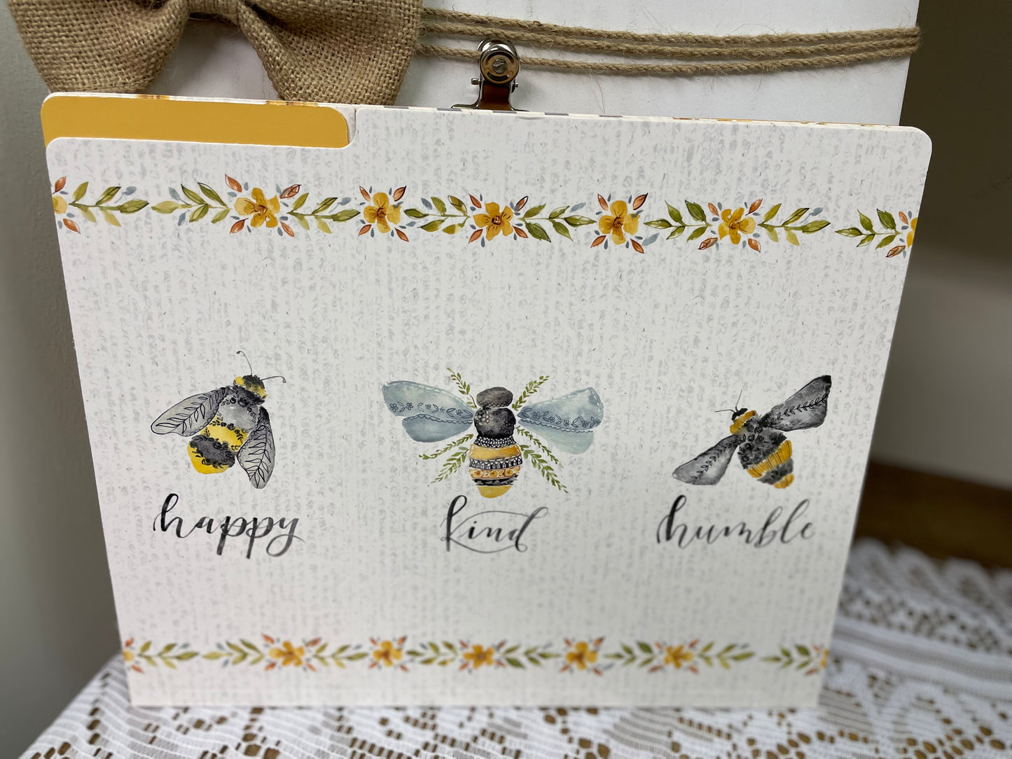 Bee Humble File Folder
