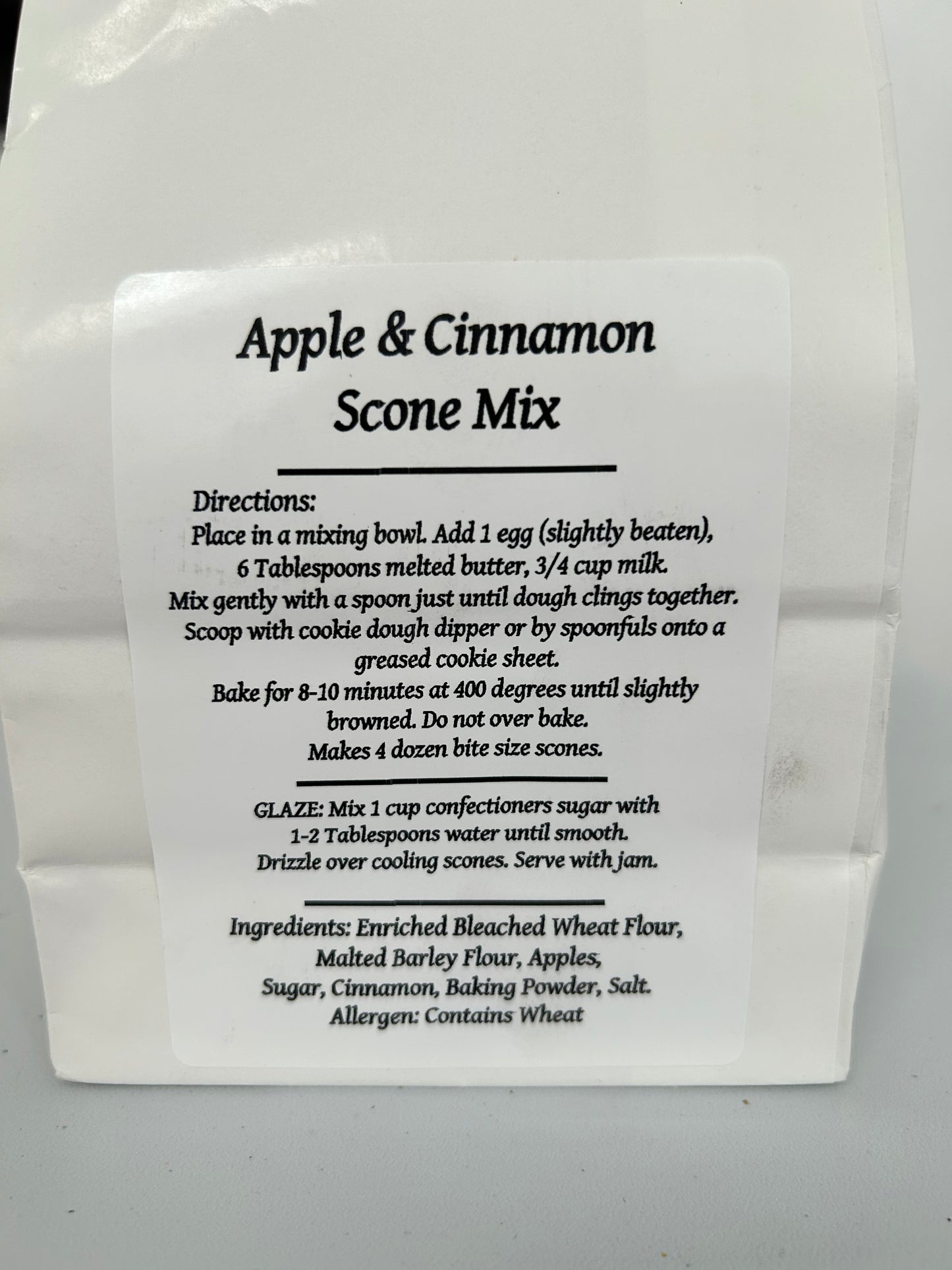 Jill's Apple & Cinnamon Scone Mix