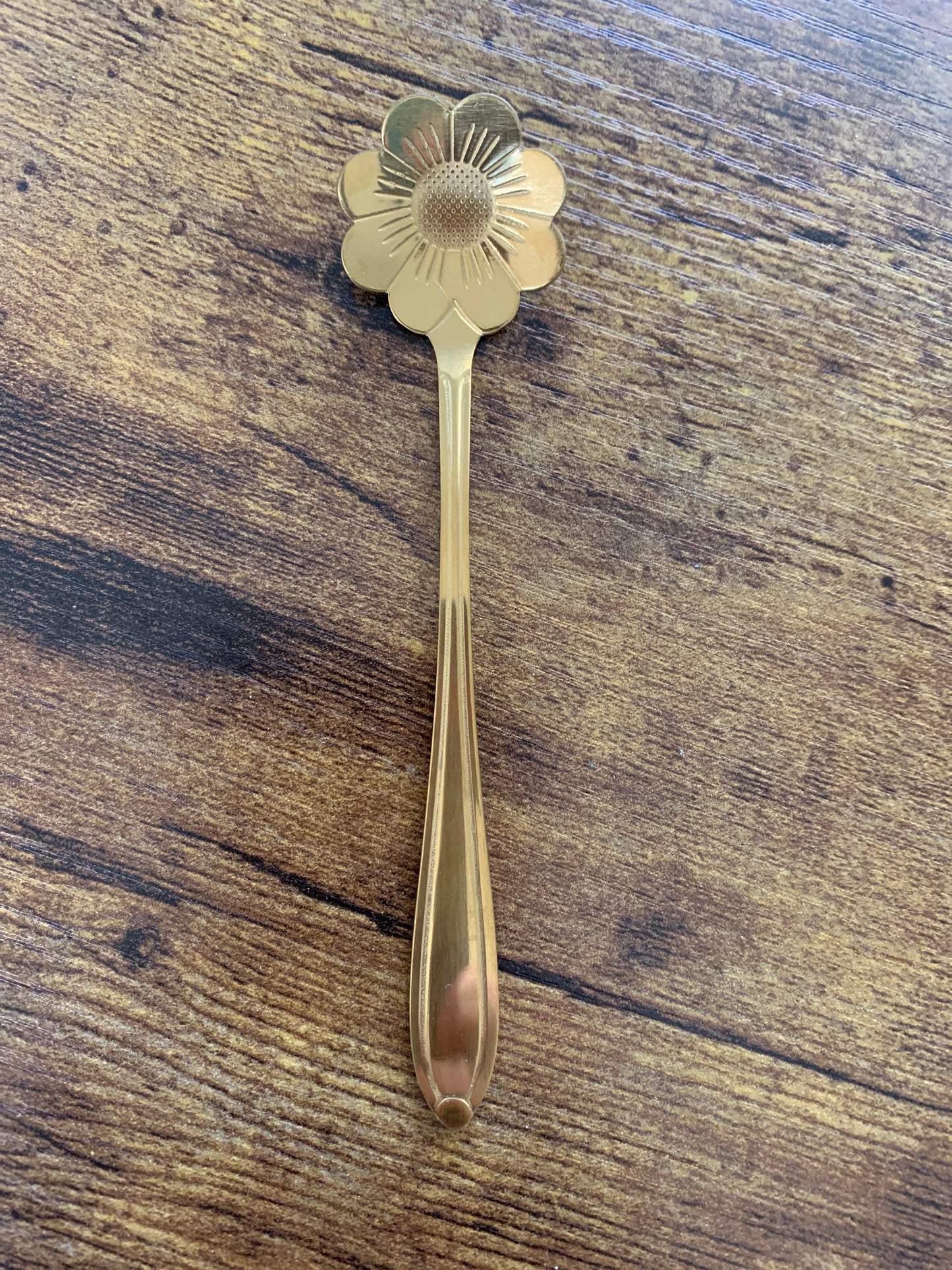 flower sugar spoon