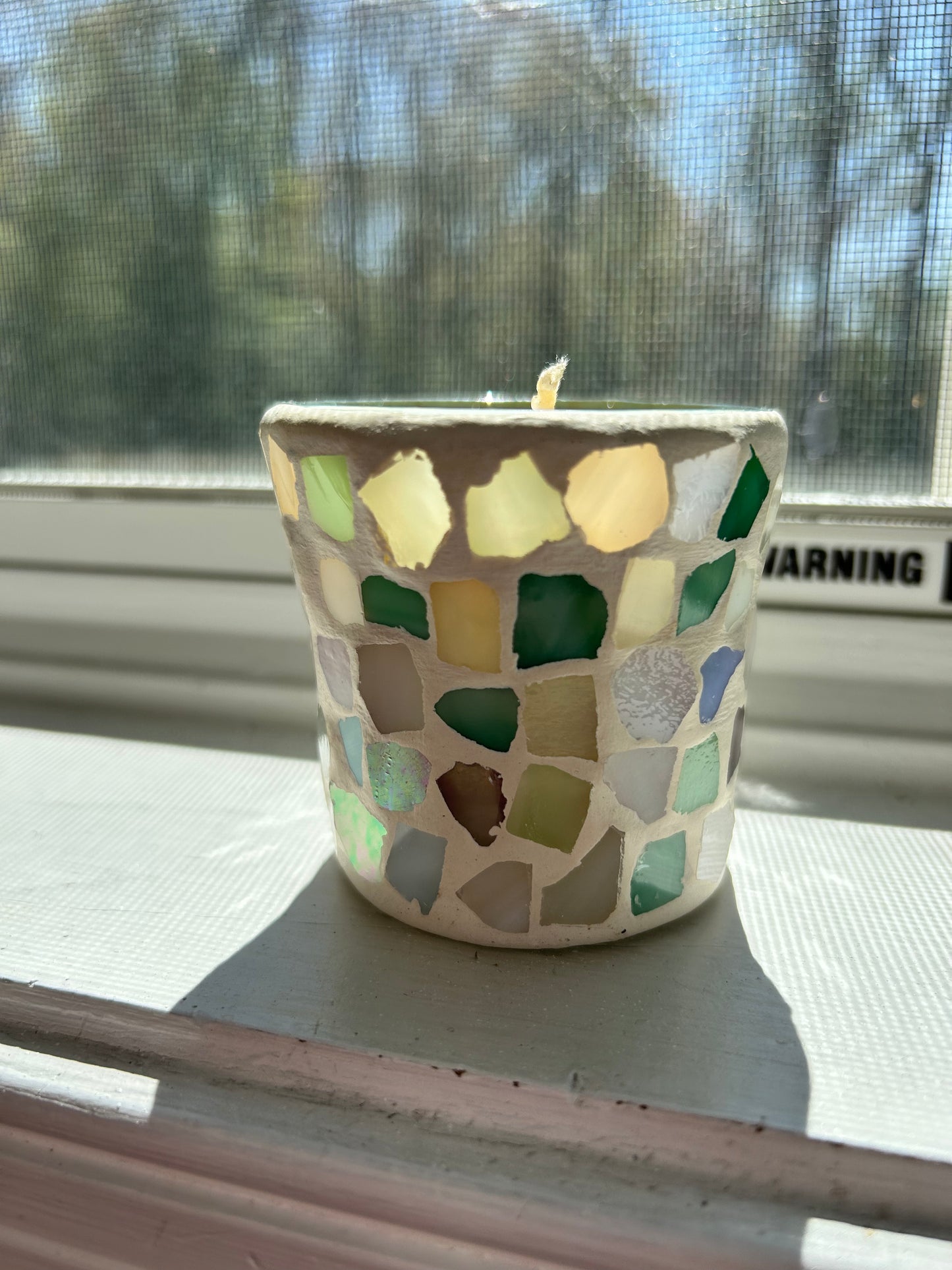Mosaic Candle