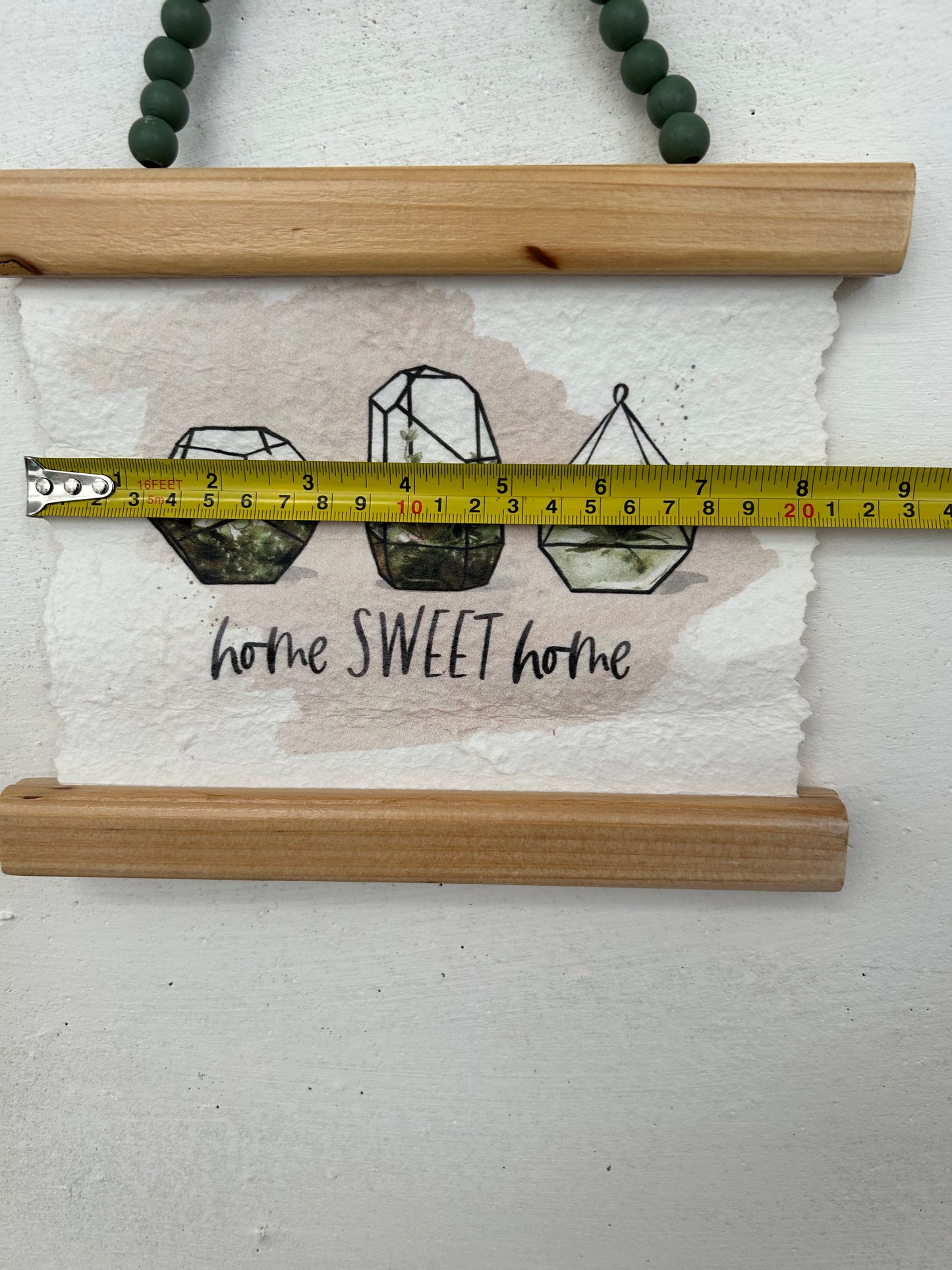 Home Sweet Home Succulent Sign