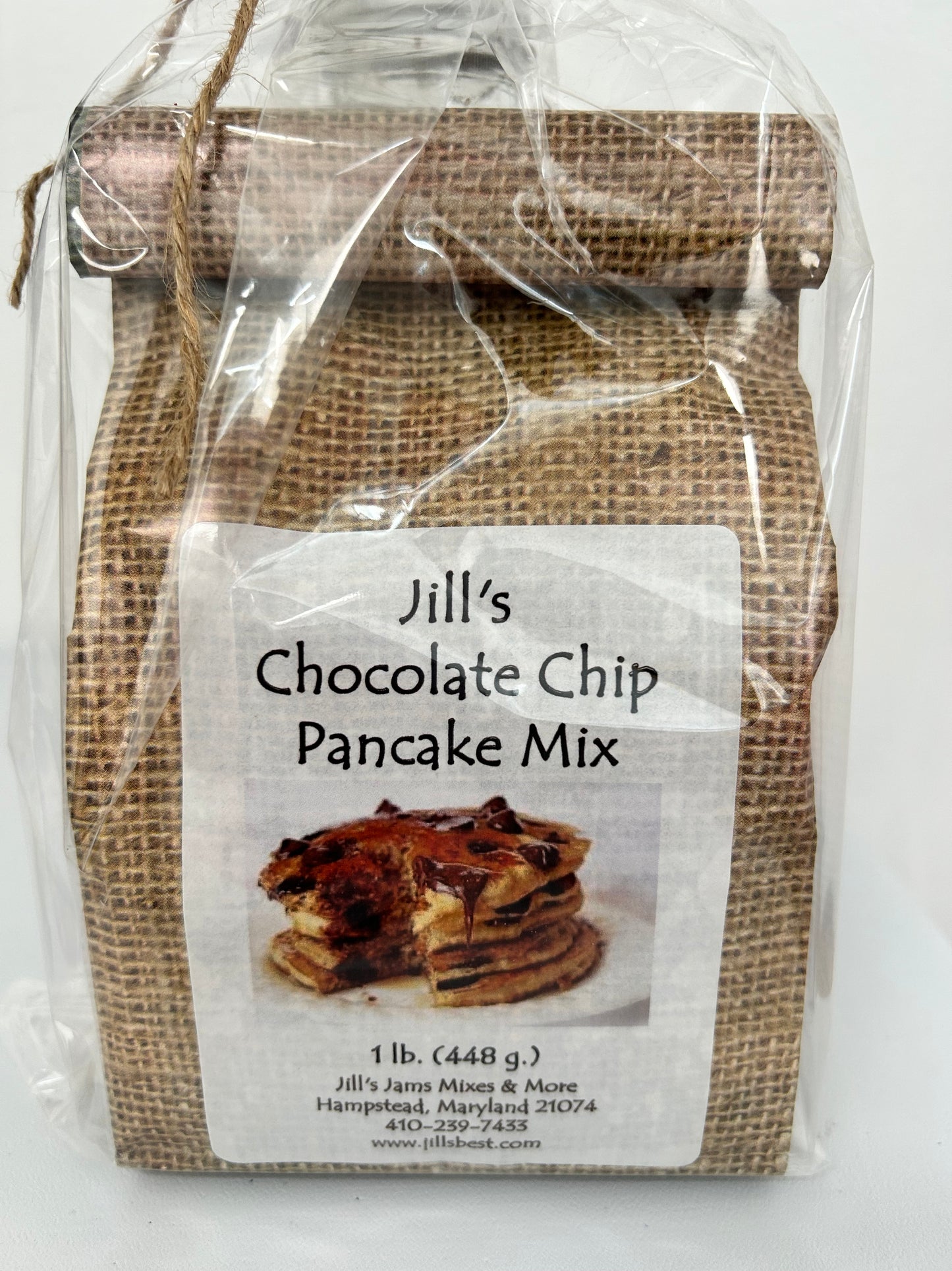 Jill's Chocolate Chip Pancake Mix & Chocolate Raspberry Syrup